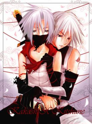 kakashi et une fille que j'appelle Keiko!!mdr